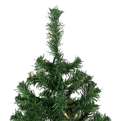 Northlight 3-ft. Pre-Lit Green Medium Niagara Pine Artificial Christmas Tree - Clear Lights