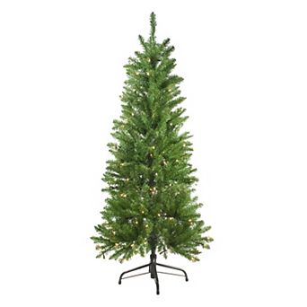 Northlight 4.5-ft. Pre-Lit Clear Lights White River Fir Artificial Pencil Christmas Tree