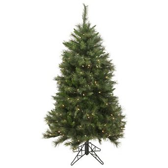 Northlight 5-ft. Pre-Lit Clear Lights Green Medium Beaver Pine Artificial Christmas Tree