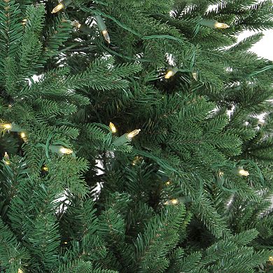 Northlight 6.5-ft. Pre-Lit Clear LED Lights Full Minnesota Balsam Fir Artificial Christmas Tree