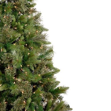 Northlight 6.5' Pre-Lit Kingston Cashmere Pine Artificial Christmas Tree with Clear Lights
