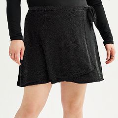 Kohls plus size long black clearance skirt