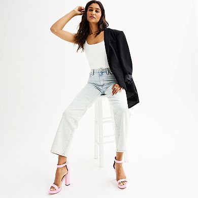 Juniors' SO® Two Button Blazer