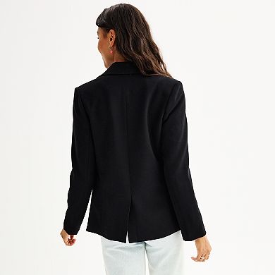 Juniors' SO® Two Button Blazer