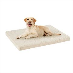 Arlee Crate Mat Rectangle Pet Dog Pad - Memory Foam Orthopedic