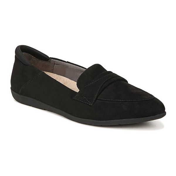 Dr. Scholl's Shoes Womens Emilia Faux Suede Slip-On Loafers