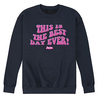 Men's Barbie Theatrical Best Day Ever Fleece Sweatshirt