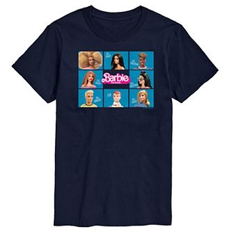 Big & Tall Barbie The Movie Theatrical Grid Graphic Tee