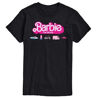 Big & Tall Barbie The Movie Theatrical Vehicle Graphic Tee