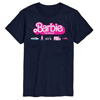 Big & Tall Barbie The Movie Theatrical Vehicle Graphic Tee