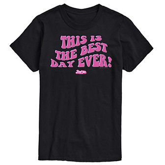 Big & Tall Barbie The Movie Theatrical Best Day Ever Graphic Tee