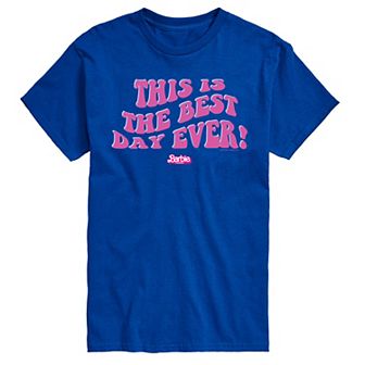 Big & Tall Barbie The Movie Theatrical Best Day Ever Graphic Tee