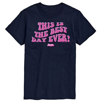 Big & Tall Barbie The Movie Theatrical Best Day Ever Graphic Tee
