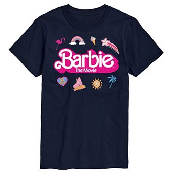 Big & Tall Barbie The Movie Theatrical Movie Logo Graphic Tee
