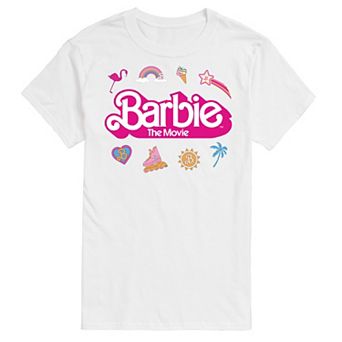 Big & Tall Barbie The Movie Theatrical Movie Logo Graphic Tee