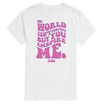 Big & Tall Barbie The Movie Theatrical You Inspire Me Graphic Tee