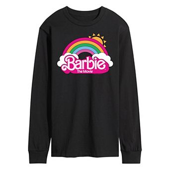 Men's Barbie Theatrical Logo Long Sleeve Graphic Tee