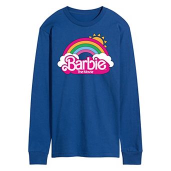 Men's Barbie Theatrical Logo Long Sleeve Graphic Tee