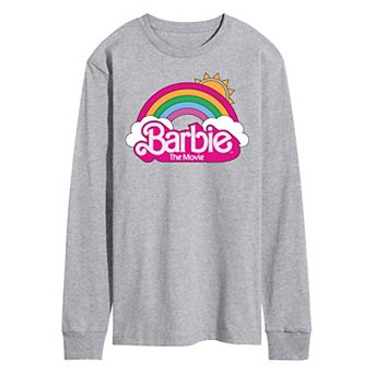 Men's Barbie Theatrical Logo Long Sleeve Graphic Tee