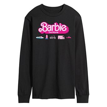 Men's Barbie Theatrical Vehicles Long Sleeve Graphic Tee