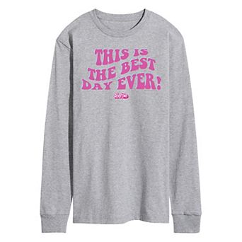 Men's Barbie Theatrical Best Day Ever Long Sleeve Graphic Tee