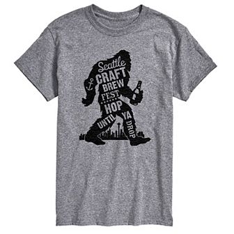 Big & Tall Seattle Brew Hop Graphic Tee