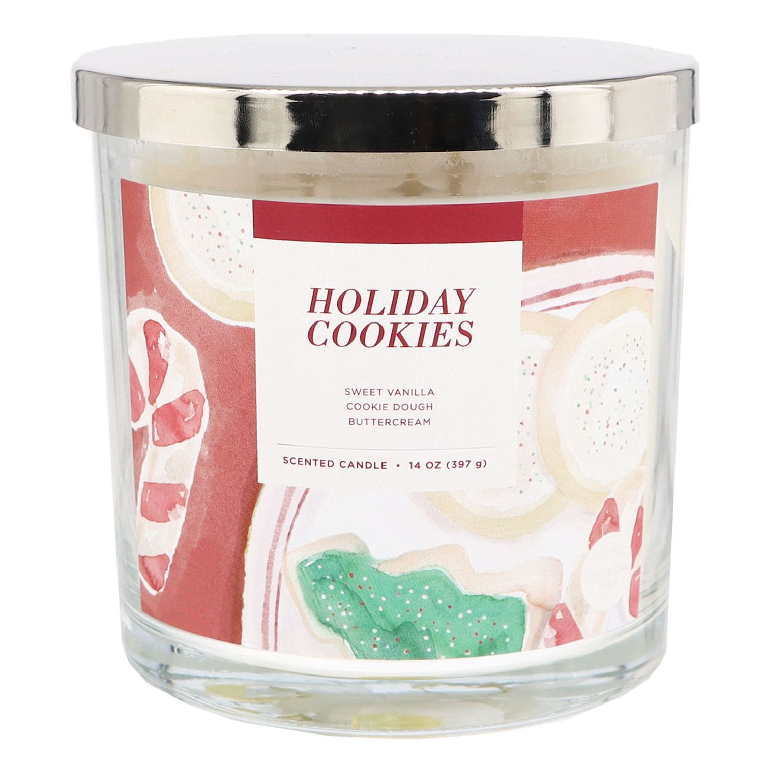 Sonoma Goods For Life Holiday Cookies Single Pour 14 Oz Candle Jar   6370679