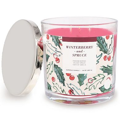 Sonoma Goods For Life® Winter Berry &amp; Spruce Single Pour 14-oz. Candle Jar