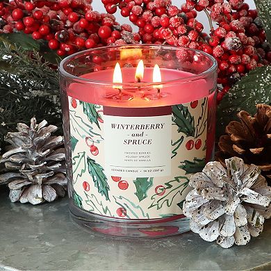 Sonoma Goods For Life® Winter Berry &amp; Spruce Single Pour 14-oz. Candle Jar