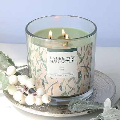 Sonoma Goods For Life® Under the Mistletoe 14-oz. Candle Jar