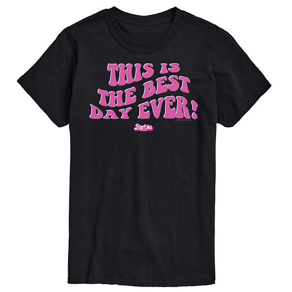 Men's Barbie Theatrical Best Day Ever Graphic Tee