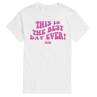 Men's Barbie Theatrical Best Day Ever Graphic Tee