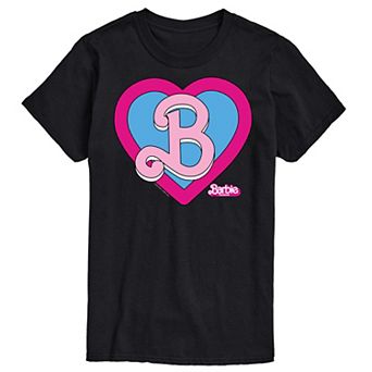 Men's Barbie Theatrical Heart Crest Graphic Tee
