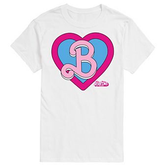 Men's Barbie Theatrical Heart Crest Graphic Tee