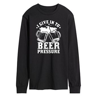 Men's Beer Pressure Long Sleeve Graphic Tee