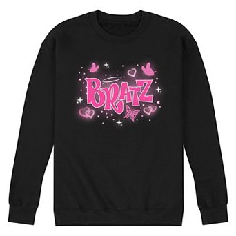 Men's Bratz Y2K Butterfly Logo Fleece Sweatshirt