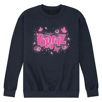 Men's Bratz Y2K Butterfly Logo Fleece Sweatshirt