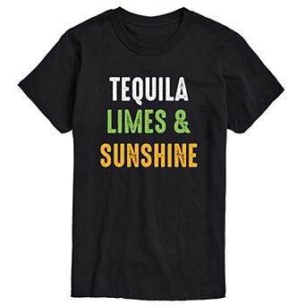 Big & Tall Tequila Limes and Sunshine Tee