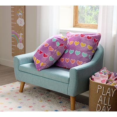 The Big One Kids Printed Plush 2 Pack Pillow Set