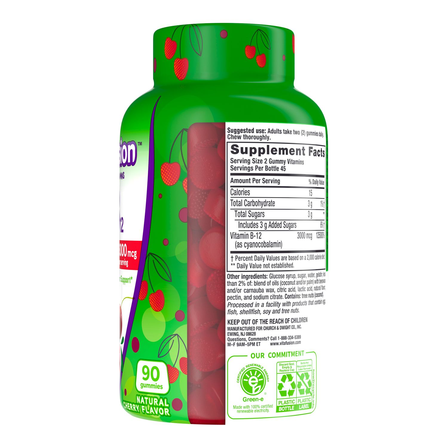 Vitafusion Extra Strength B12 Gummy Vitamins 90-ct.