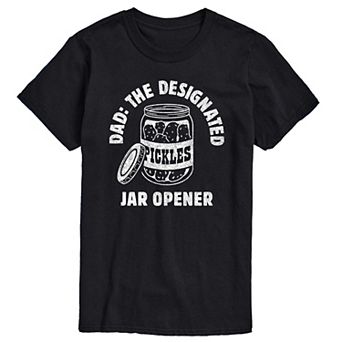 Big & Tall Dad The Designated Jar Opener Graphic Tee
