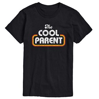 Big & Tall "The Cool Parent" Retro Graphic Tee