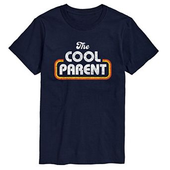 Big & Tall "The Cool Parent" Retro Graphic Tee