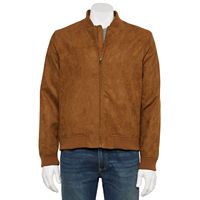 Apt. 9 Mens Faux Suede Bomber Jacket