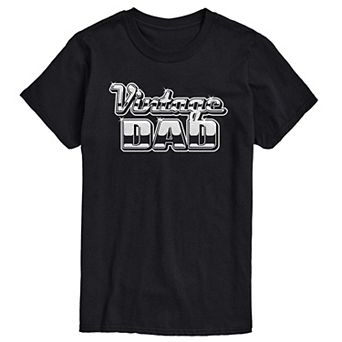 Men's Vintage Dad Chrome Graphic Tee