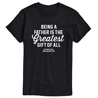 Men's Father Greatest Gift Tools Graphic Tee