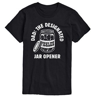 Men's Dad The Designated Jar Opener Graphic Tee