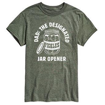 Men's Dad The Designated Jar Opener Graphic Tee