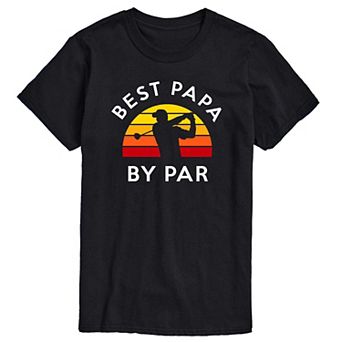Men's Best Papa By Par Golf Graphic Tee