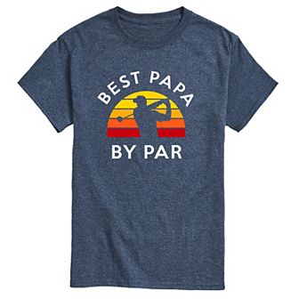 Men's Best Papa By Par Golf Graphic Tee